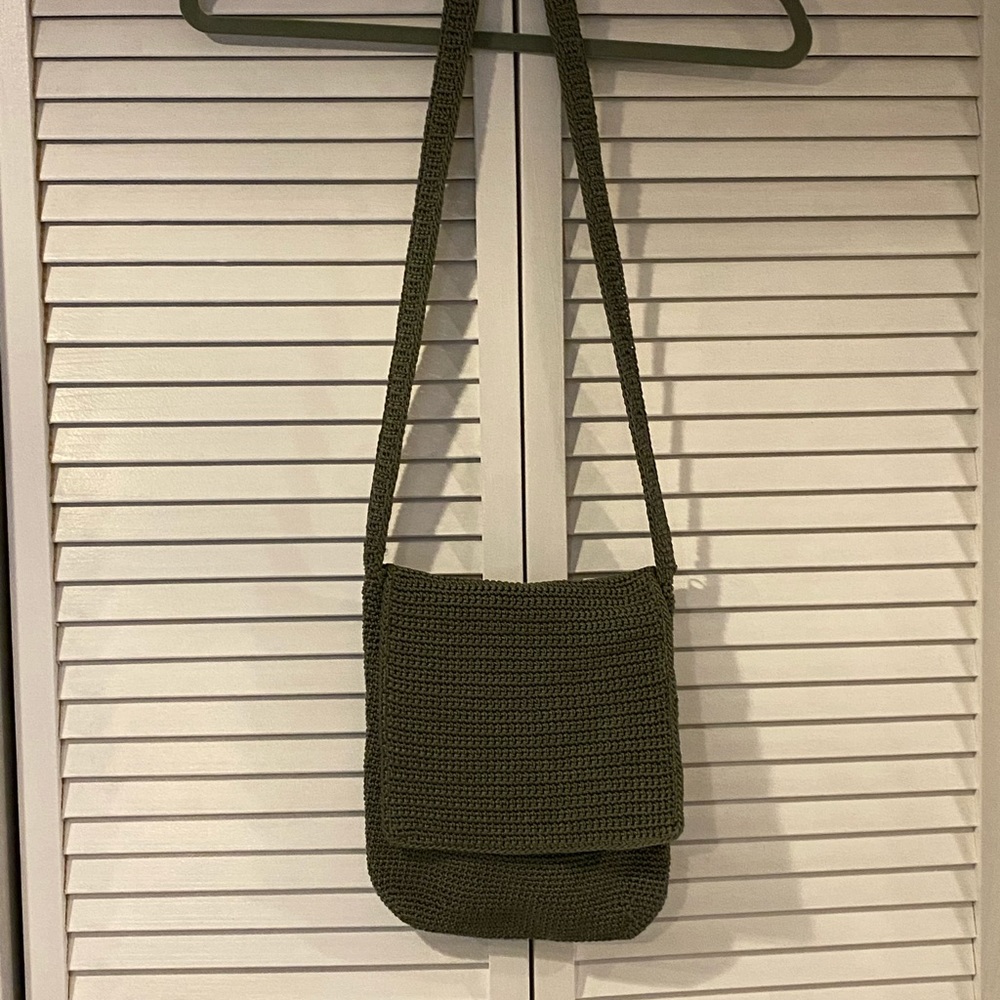 Green Crochet Handbag